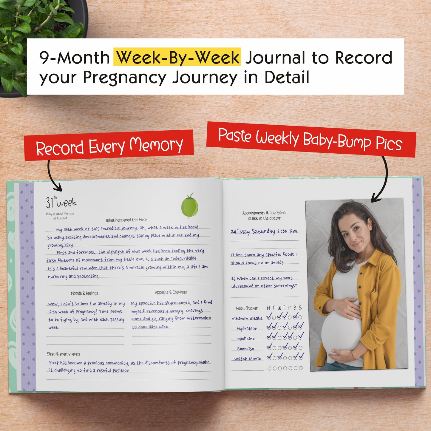 40 Weeks Pregnancy Journal