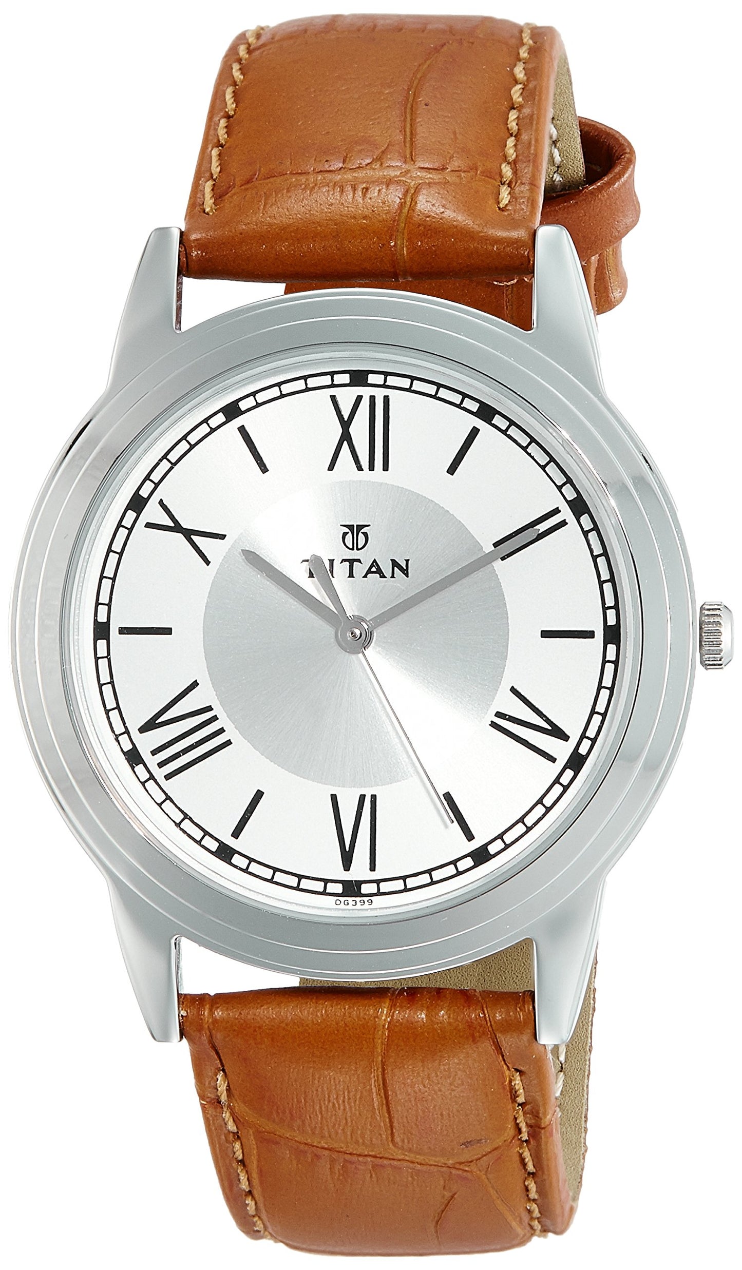 Titan Analog White Dial Men's Watch