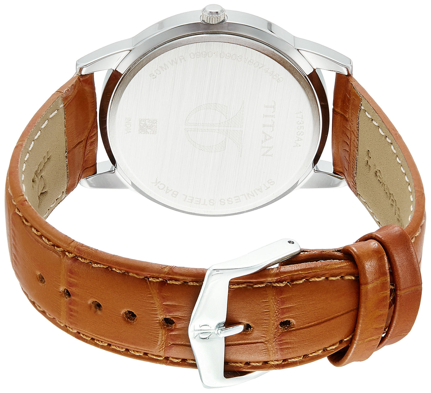 Titan Analog White Dial Men's Watch