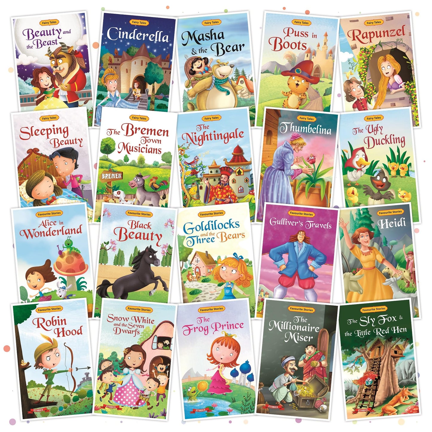 Set of 20 Fairy Tales