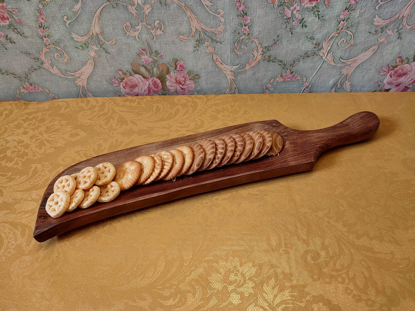 Wooden Snack Serving Tray